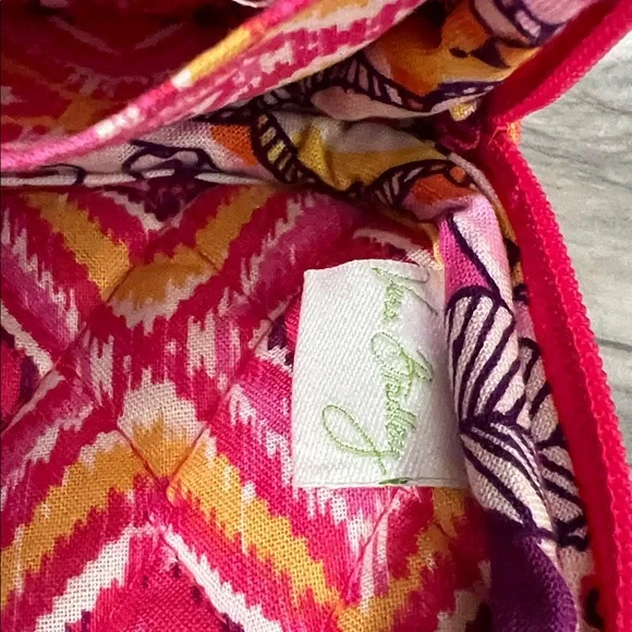 Vera Bradley Floral Quilted Wristlet - Pink Multicolor - Picture 6 of 7